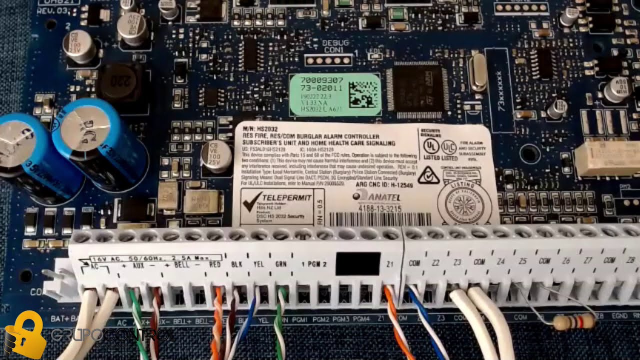 Conexión y configuración local DSC