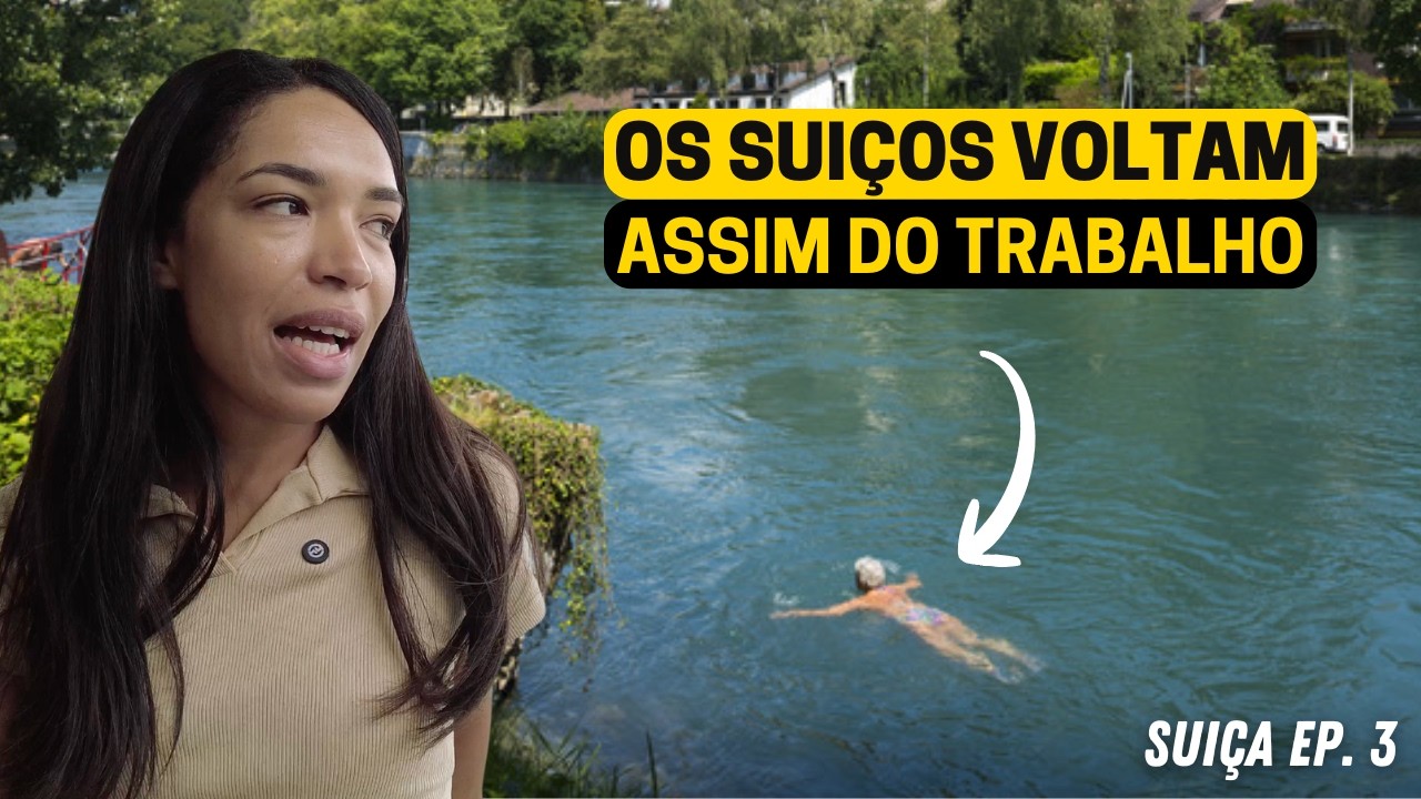 AQUI AS PESSOAS VOLTAM DO TRABALHO NADANDO
