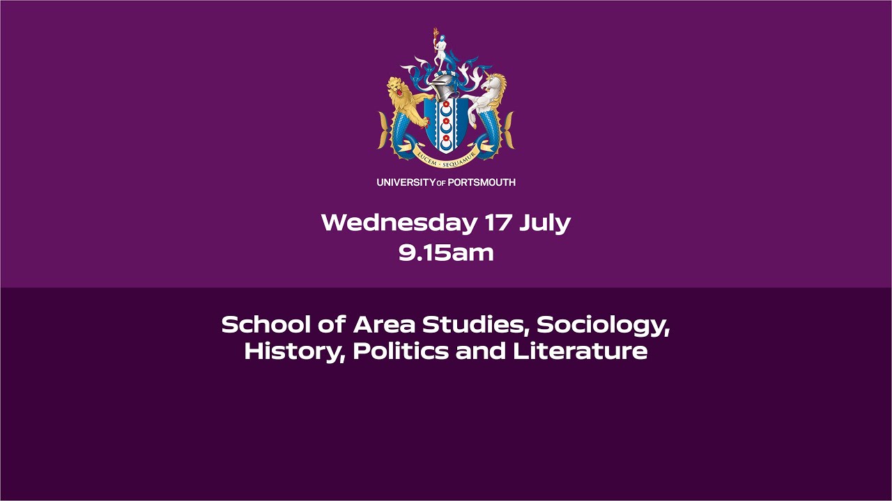 Graduation 2024 - School of Area Studies, Sociology, History, Politics and Literature