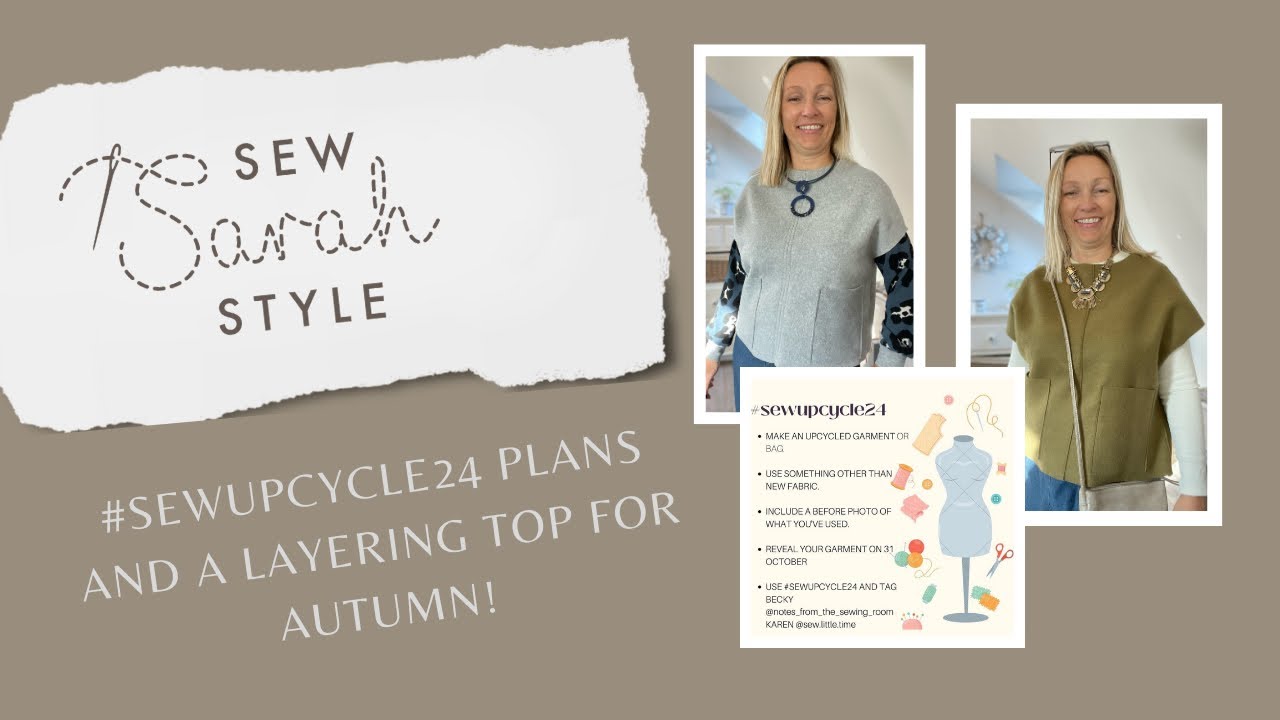 Ideas for my #sewupcycle24 challenge plus Tessuti Amara the perfect layering piece