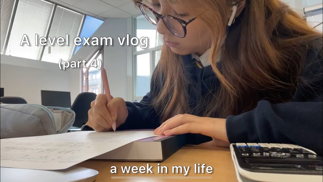 realistic a level exam vlog📙| lazy days, mock exams, room decluttering