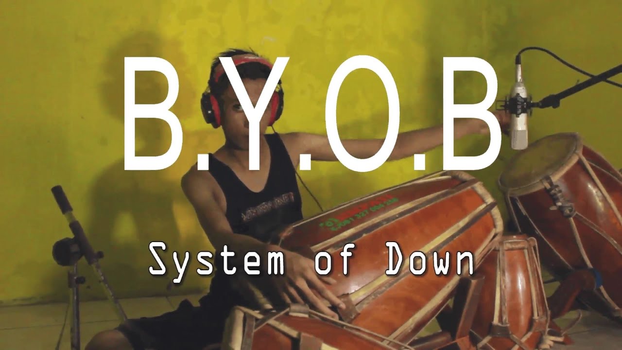 "System of down - B.Y.O.B" Kendang Cover by Risang Gotho 100% MetaL!!!