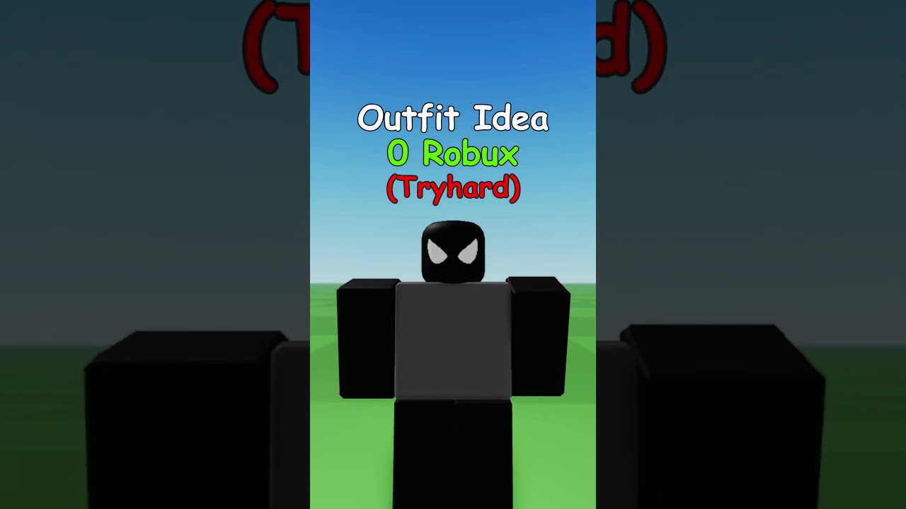 Making Roblox *FREE* Tryhard Outfit Idea 🥶
