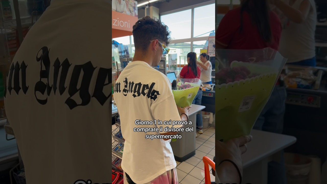 COMPRO IL DIVISORE DEL SUPERMERCATO🤔😂Giorno 1‼️ IG: daigiaste