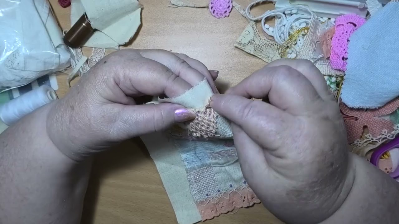 Использование обрезков ткани для медленного шитья. Часть 3