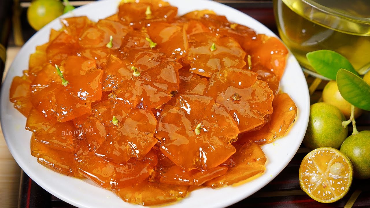 Không Nước Vôi, Không Phèn Chua MỨT TẮC làm cách này mứt dẻo trong dai không bị đắng