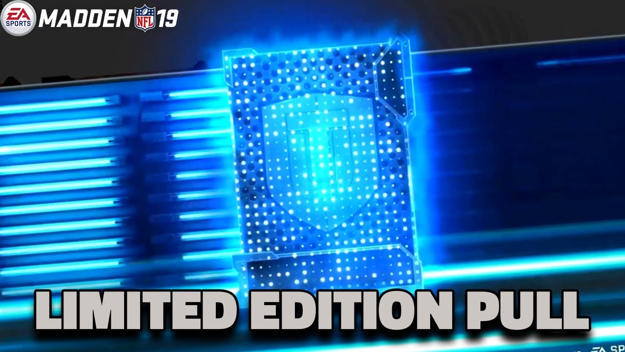 LIMITED EDITION PULL *LAUNCH NIGHT BUNDLE* MADDEN 19 ULTIMATE TEAM PACK OPENING
