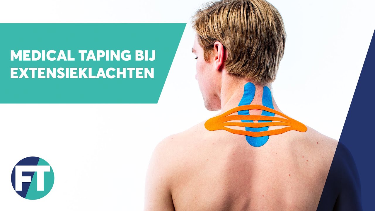 Hoe tape je artrose en extensieklachten rond de halswervelkolom | Medical Taping | FysioTape