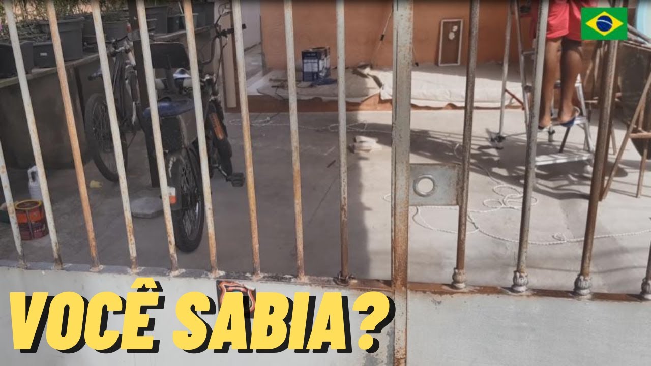 PINTURA DE PORTÃO DE FERRO PARA INICIANTES