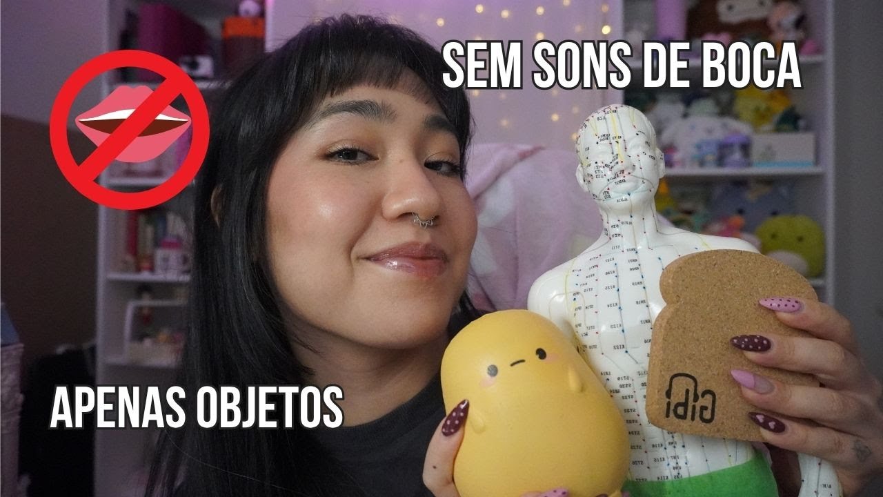 ASMR para quem ODEIA sons de BOCA (com voz suave e gatilhos feitos apenas com objetos)