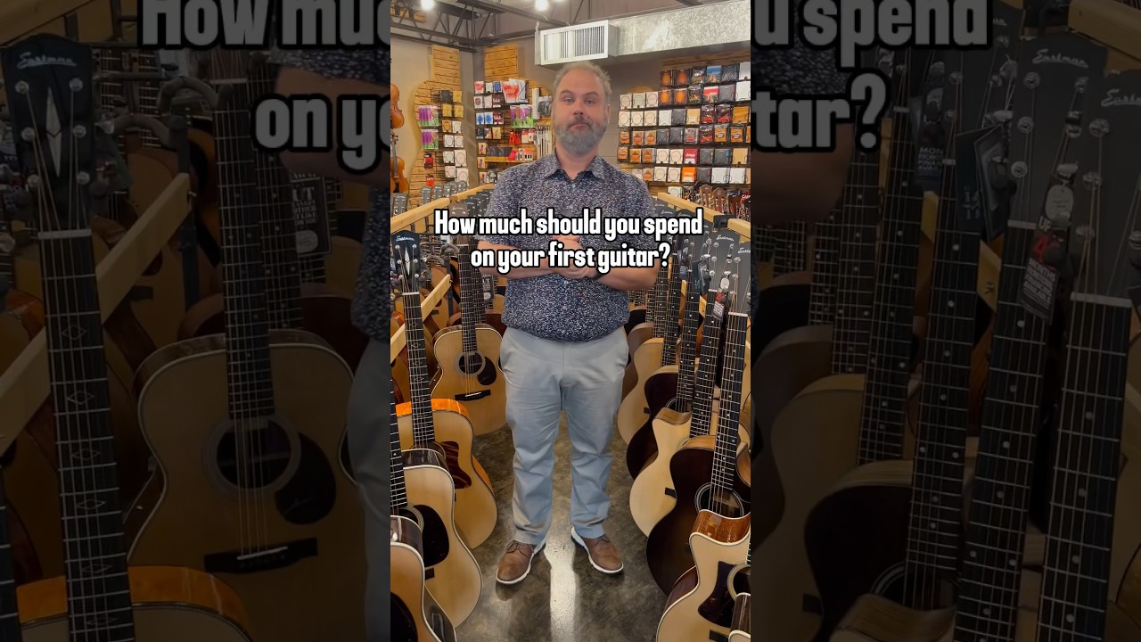 How much should you spend on your first guitar? #guitar #beginnerguitar #firstguitar #yamahaguitar