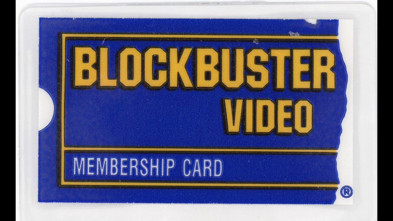 Blockbuster Video - Membership Card (1991, USA)