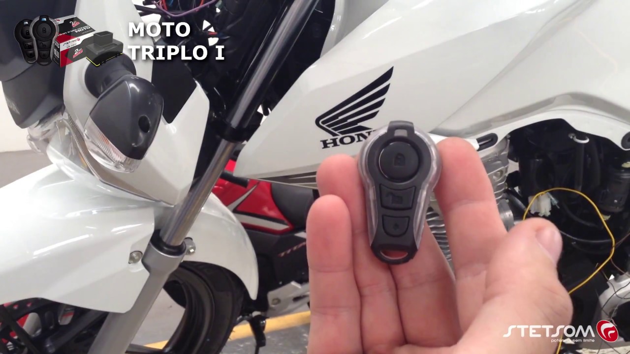 Instalação do Alarme STETSOM Moto Triplo I - HONDA CG160 FAN