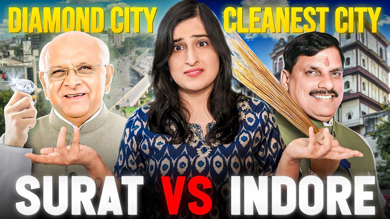 Indore vs Surat : Fastest Growing Cities | Developed Economy | Indian City Development comparison