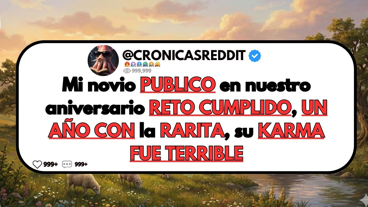 Mi novio PUBLICO en nuestro aniversario RETO CUMPLIDO, UN AÑO CON la RARITA, su KARMA FUE TERRIBLE