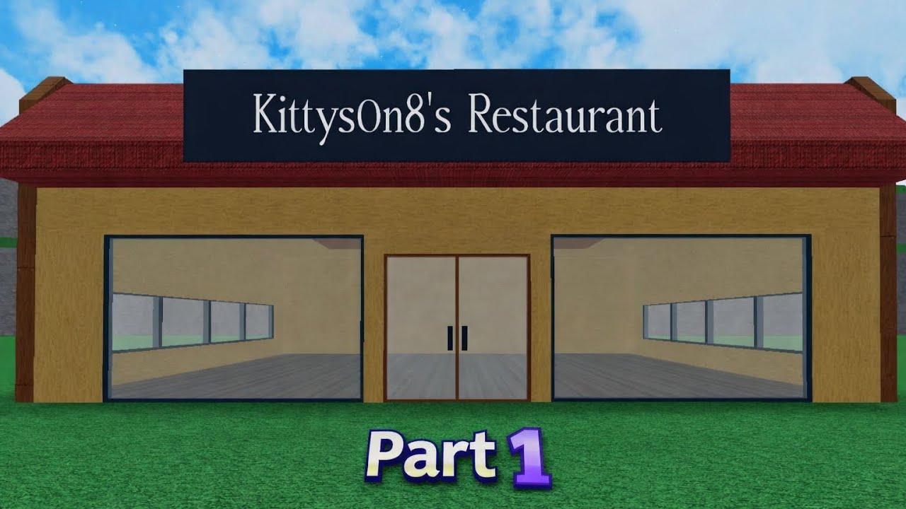 I started my own restaurant! Roblox Restaurant Tycoon part 1