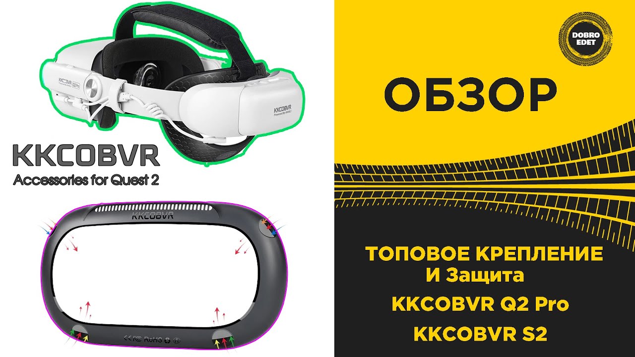 ✅ ОБЗОР ТОПОВОЕ КРЕПЛЕНИЕ KKCOBVR Q2 Pro И S2 ДЛЯ Oculus Quest 2 VR