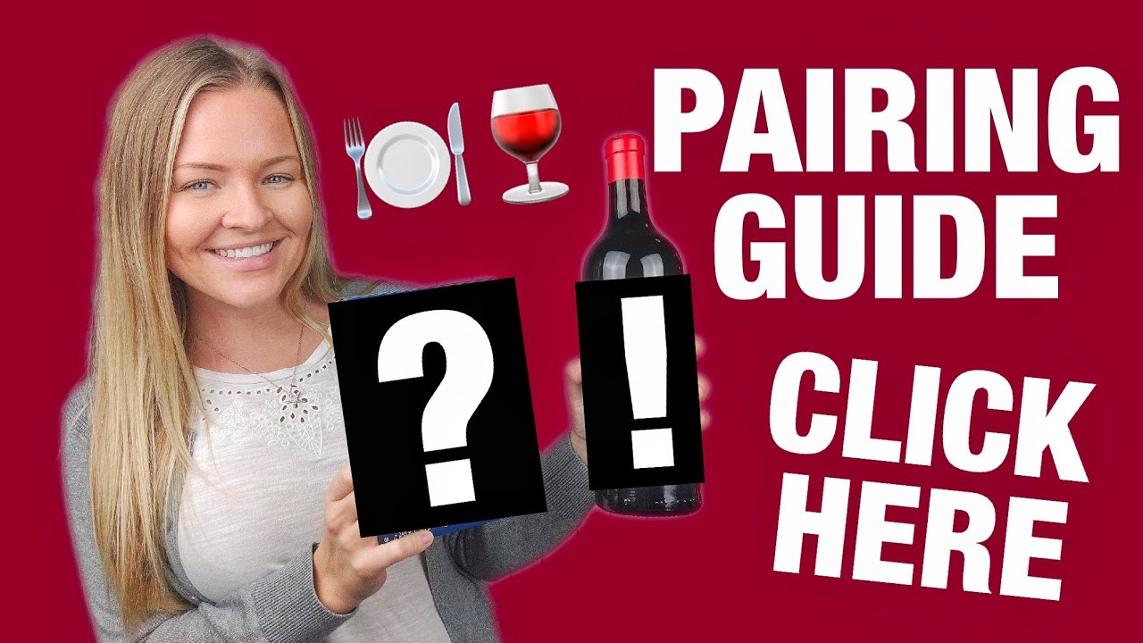 Food and Wine Pairing Guide for Beginners to Wine | Red Wine and White Wine Pairing 101