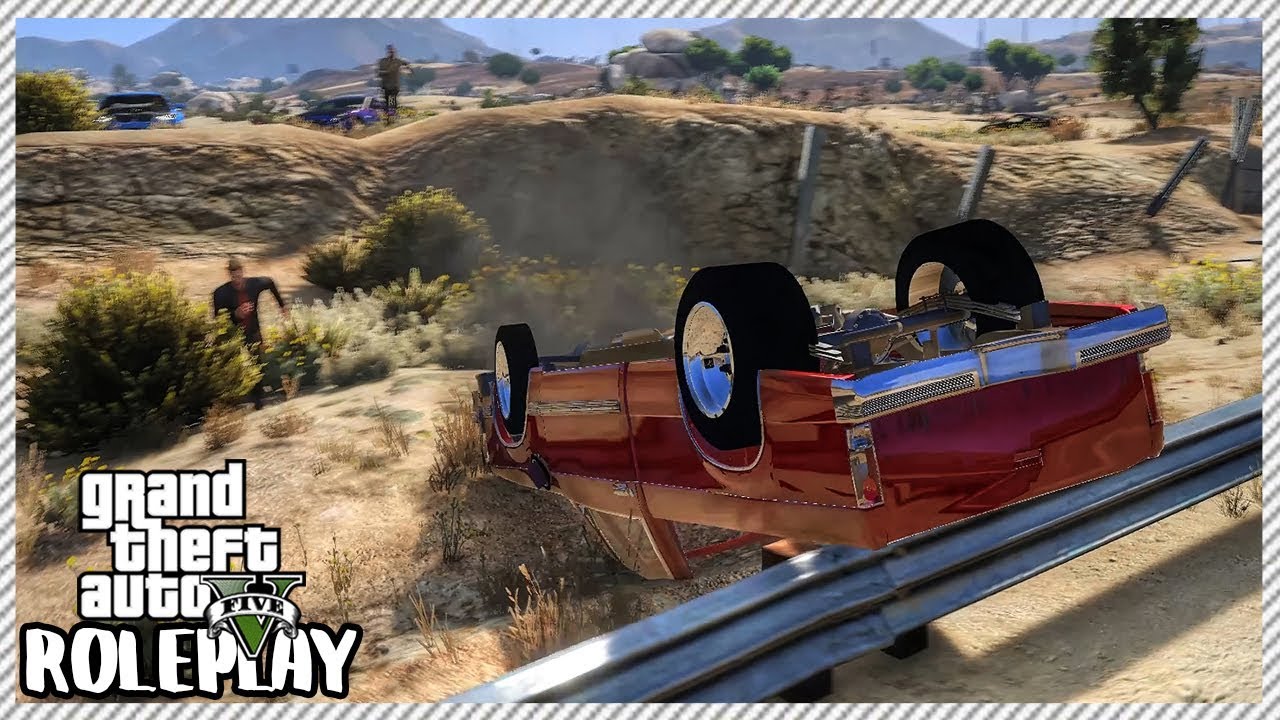 GTA 5 Roleplay -'HUGE CRASH' Flipped Most Dangerous Drag Car | RedlineRP #390