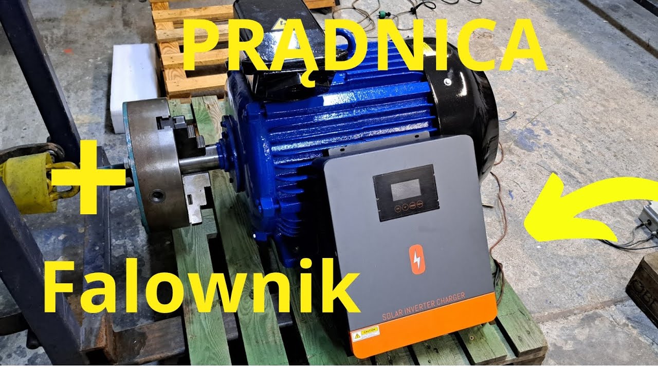 Prądnica 18kw + falownik off grid +grzałka 10kw 