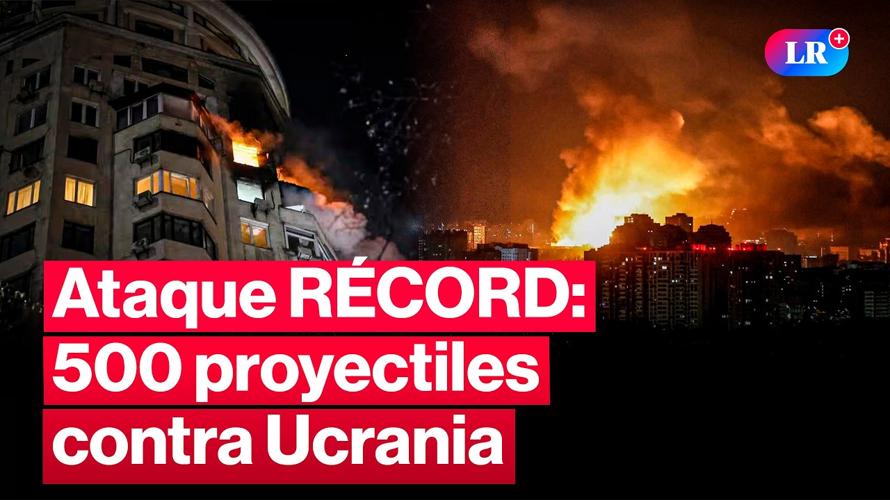 🚨 RUSIA lanzó más de 500 PROYECTILES contra UCRANIA en plena ola de frío extremo | #LR