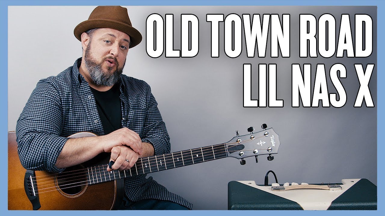 Lil Nas X - Old Town Road - Урок игры на гитаре