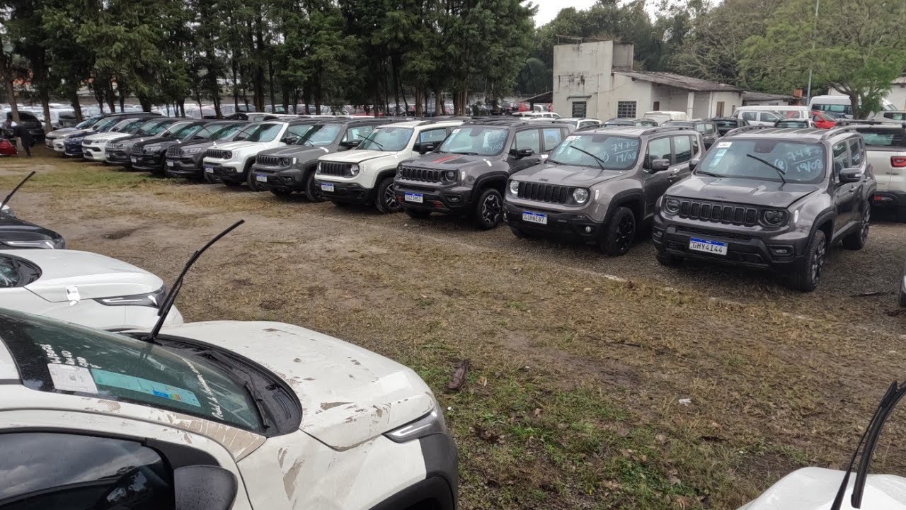 CARROS ZERO KM no LEILÃO com  AVARIAS NO TRANSPORTE DA FÁBRICA ATÉ A LOJA