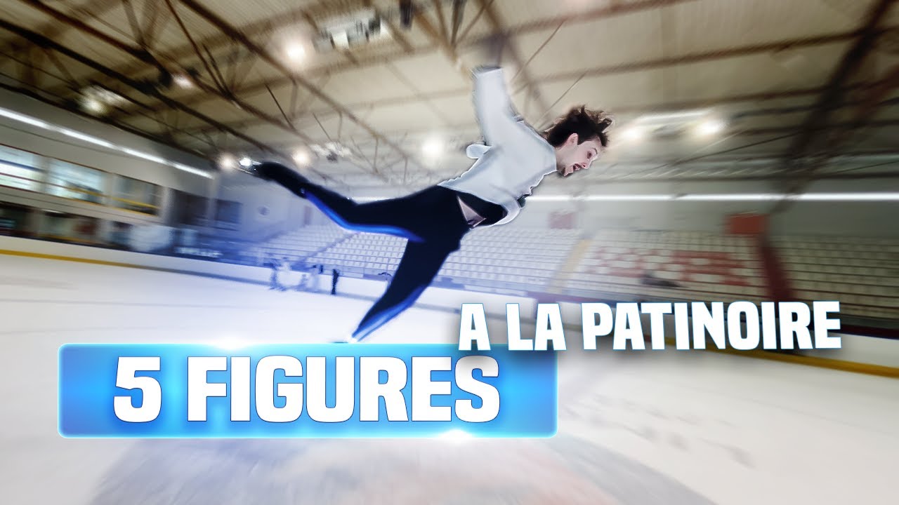 5 FIGURES à refaire à la PATINOIRE ! (Araignée, saut de valse, pirouette,...)