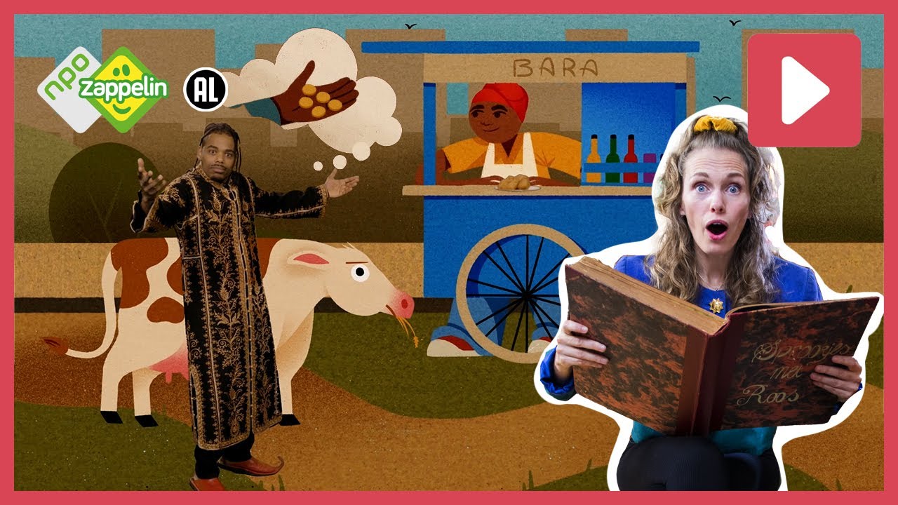 SPROOKJE: DE HEILIGE KOE 🐄 💰 | Sprookjes  met Roos | NPO Zappelin