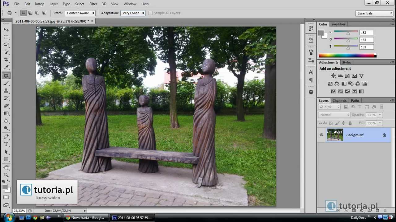Photoshop CS6 beta - Łatka z funkcją uwzględniania zawartości