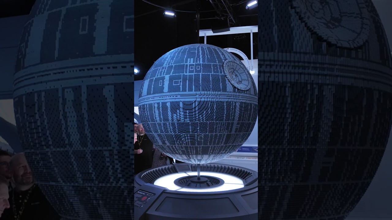 The Largest LEGO Death Star In The World!! #shorts #lego #starwars