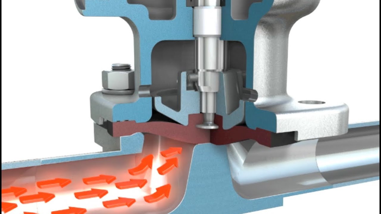 Valve principle diaphragm valve with metal body