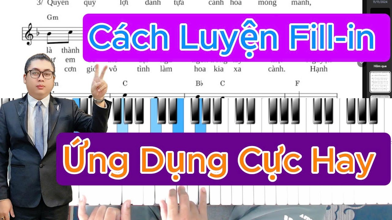 Hướng Dẫn Fill In Piano - Bí Quyết Đệm Hát Không Bao Giờ Nhàm Chán