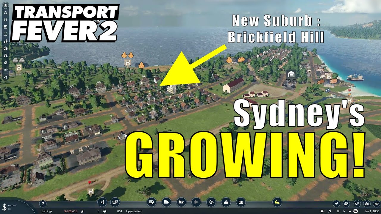 Brickfield Hill - A New Suburb for Old Sydney Town - A Transport Fever 2 