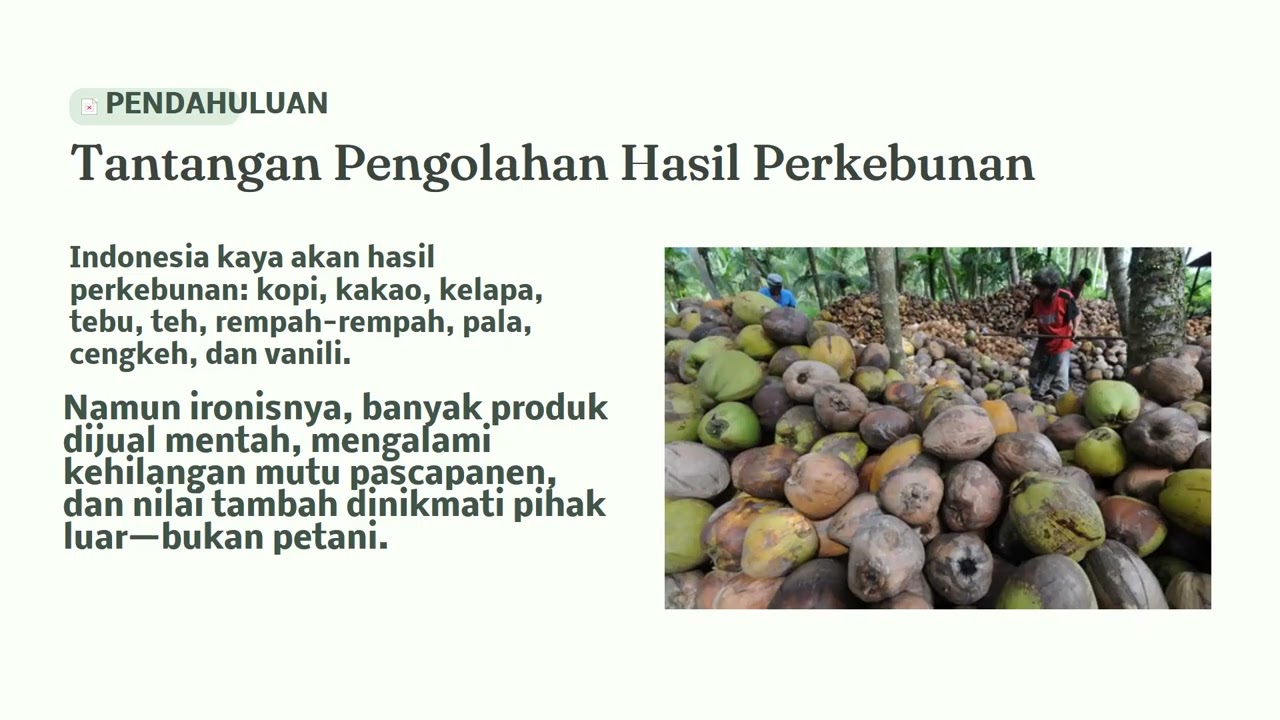 Slow Food, Jalan Baru Nilai Tambah Perkebunan