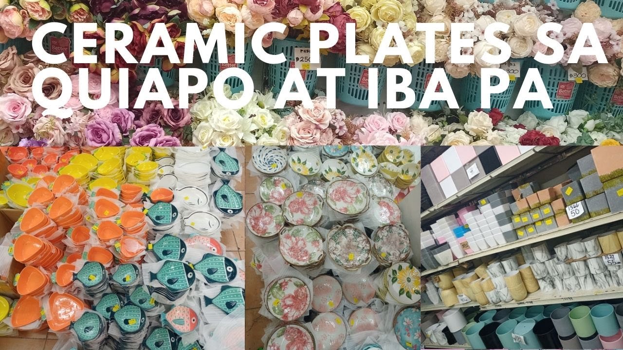 #PINAKAMURANG BILIHAN NG HOUSEWARE :LTS CERAMIC PALTES SA QUIAPO AT IBA PA....