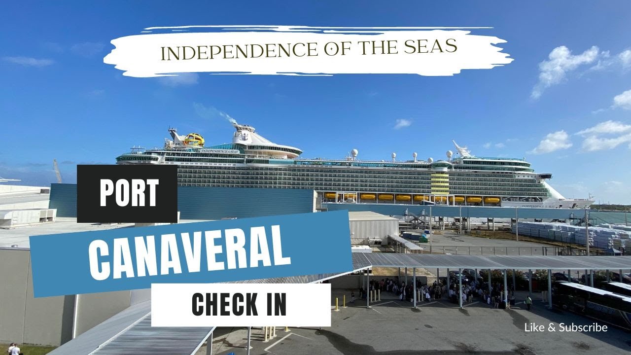 Port Canaveral check In for Independence of the Seas - Terminal 1
