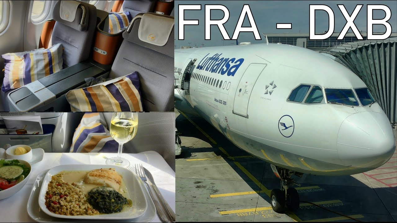 Lufthansa A330 Business Class: FRA - Dubai DXB | LH630 | 21.05.2018 | 4K