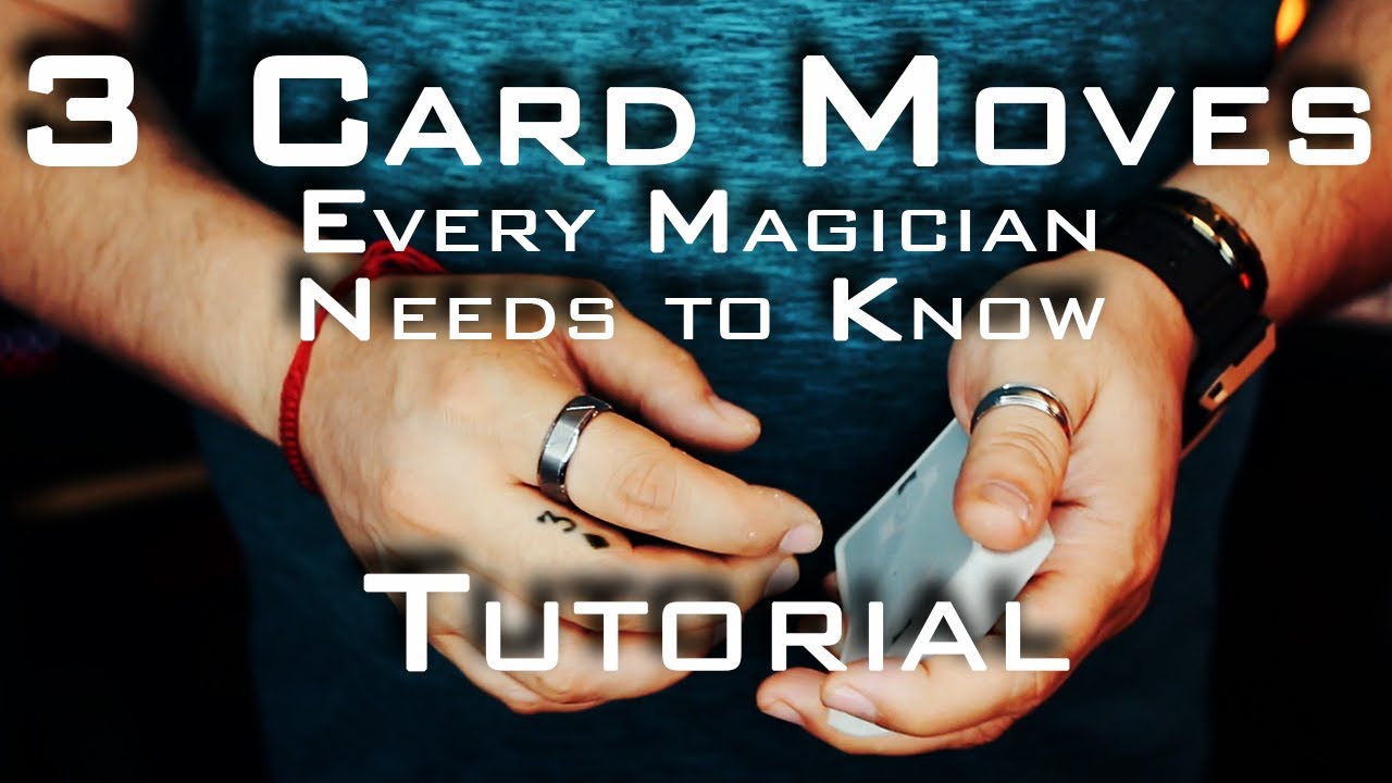 TOP 3 CARD MOVES EVERY MAGICIAN SHOULD KNOW!!! (And David Blaine's Double Lift) TUTORIAL