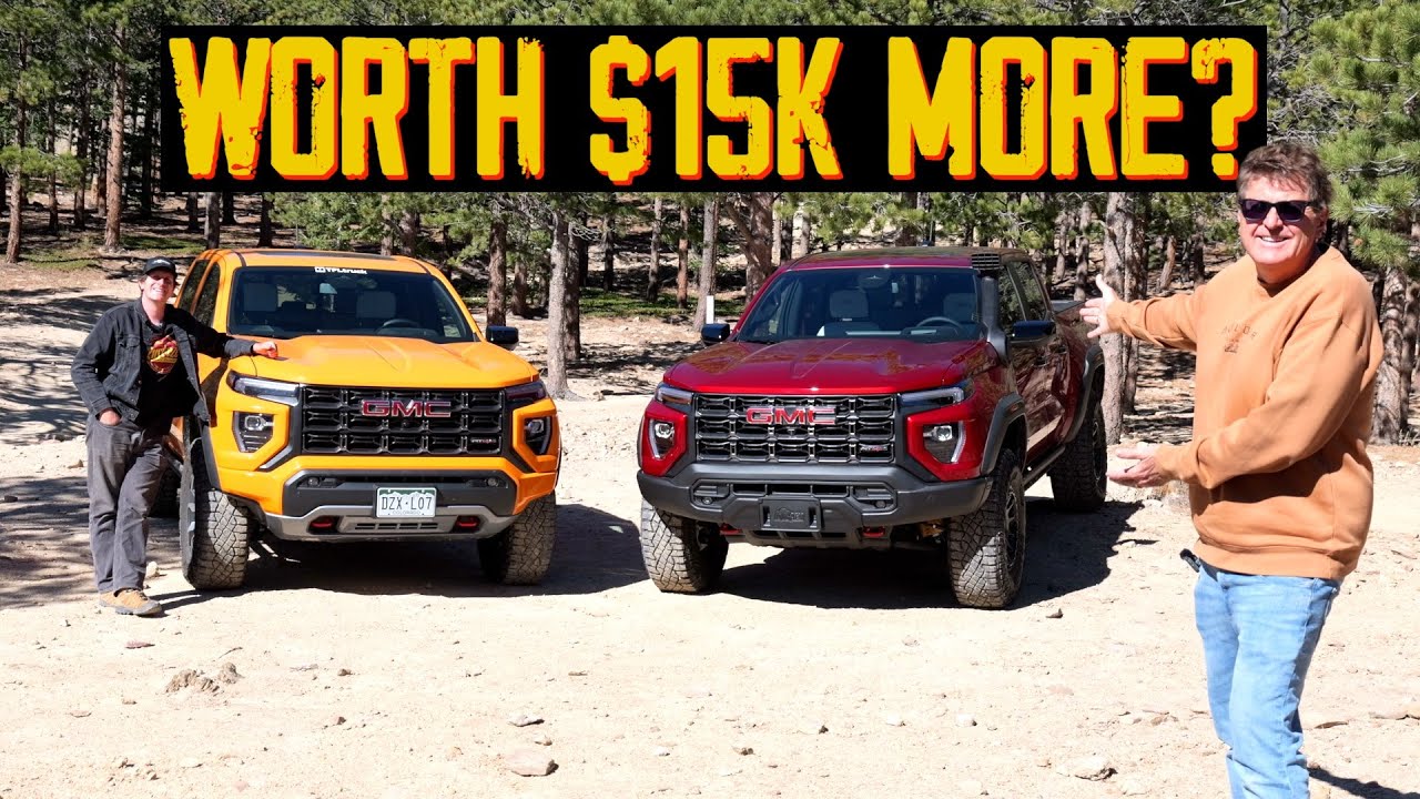 Canyon против Canyon на бездорожье: лучше ли GMC Canyon AT4X AEV за $15 тыс., чем обычный AT4X?
