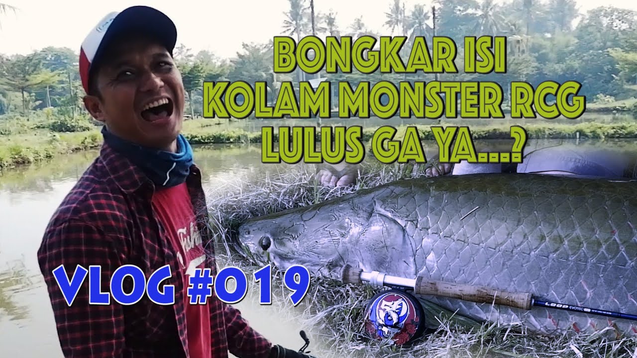 VLOG #019 Cepy Yanwar : Membongkar Isi Kolam Monster Air Tawar RCG, Saya Berhasil Lulus Ga Ya..??