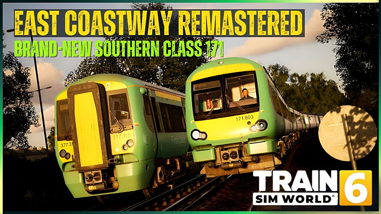 TSW6 | NEW DIESEL POWER! Class 171 Turbostar on East Coastway Remaster 💨