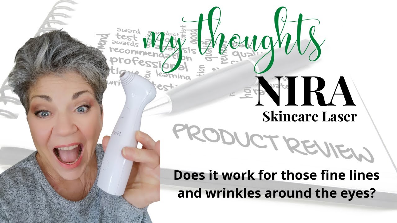 A home LASER WRINKLE treatment with NIRA SKINCARE LASER, Does it hurt? Does it work?