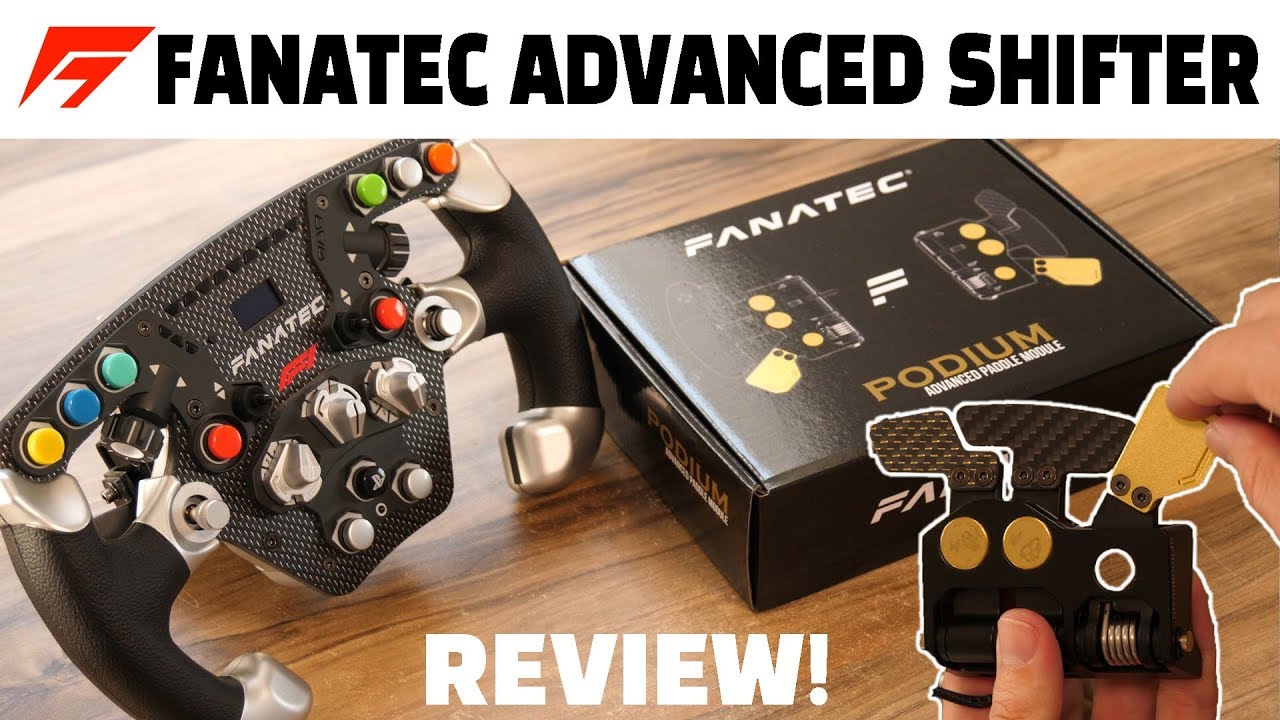 Fanatec Podium Advanced Paddle Module | Lenkrad Erweiterung im Test! | Einbau & Review Deutsch