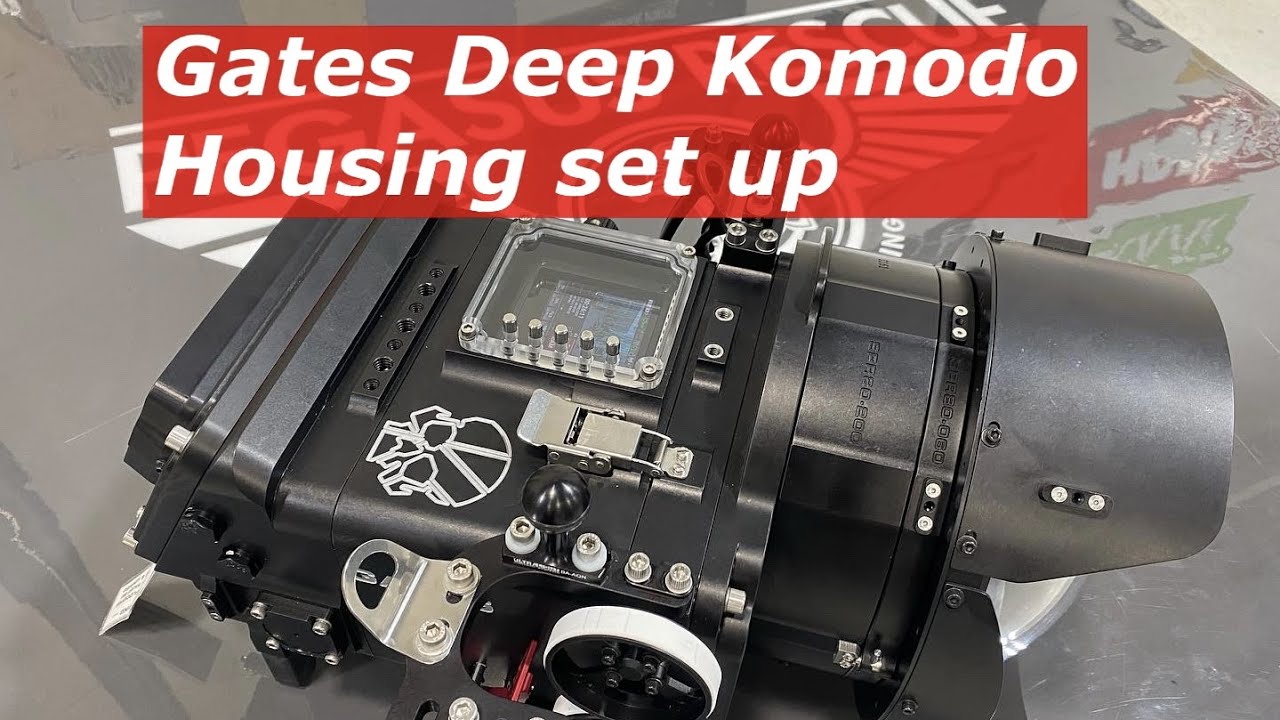 Gates Deep Komodo Underwater Housing Set up
