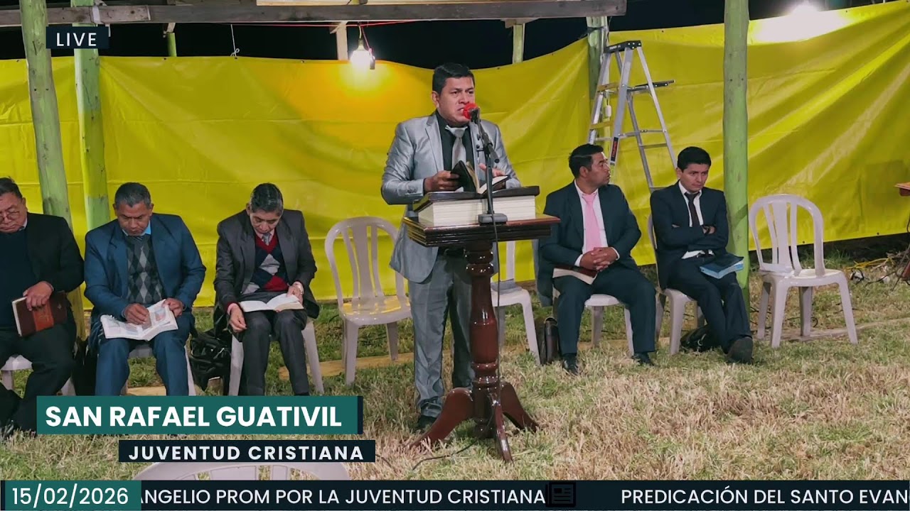 DESDE SAN RAFAEL GUATIVIL PREDICACIÓN PROM POR LA JUVENTUD CRISTIANA