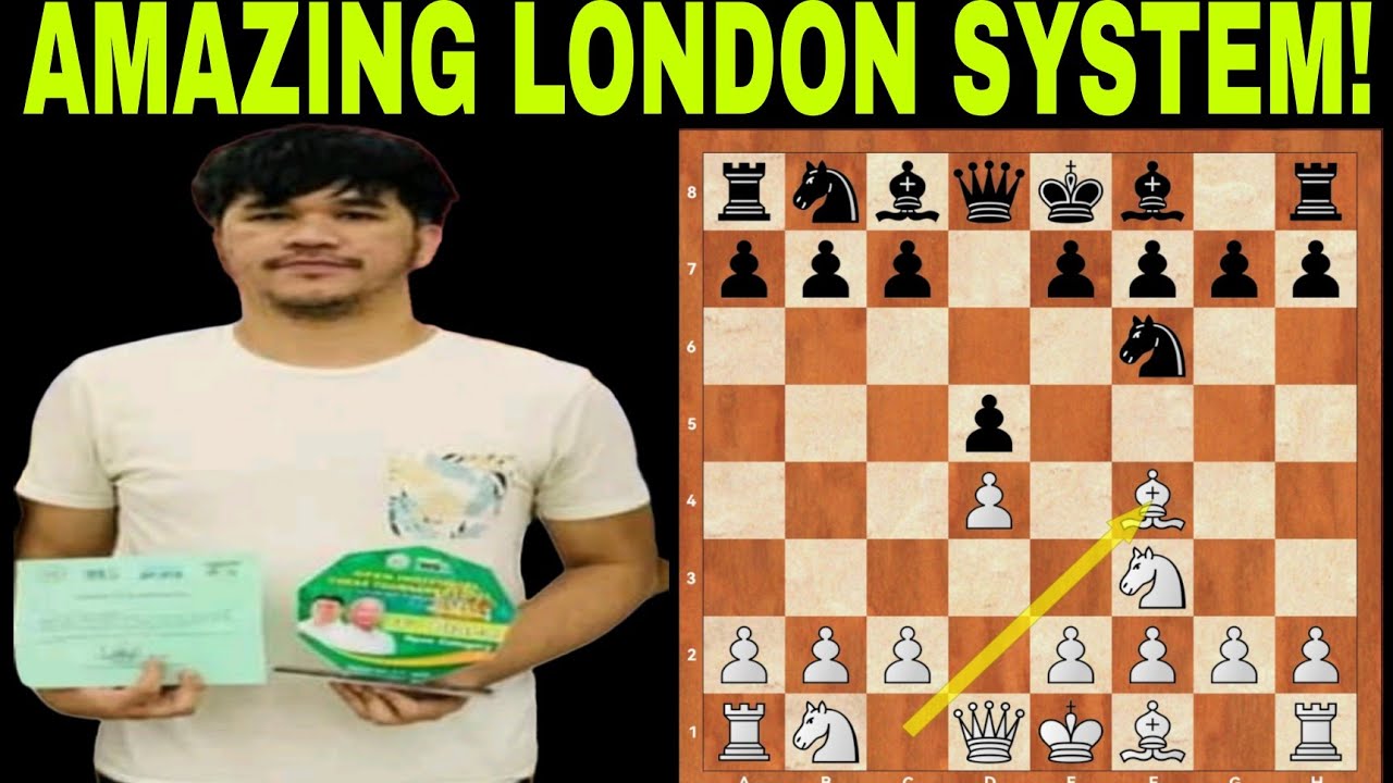 Amazing London System! | Don Tyrone Delos Santos (2155 ) VS Allan Cantonjos (2142)