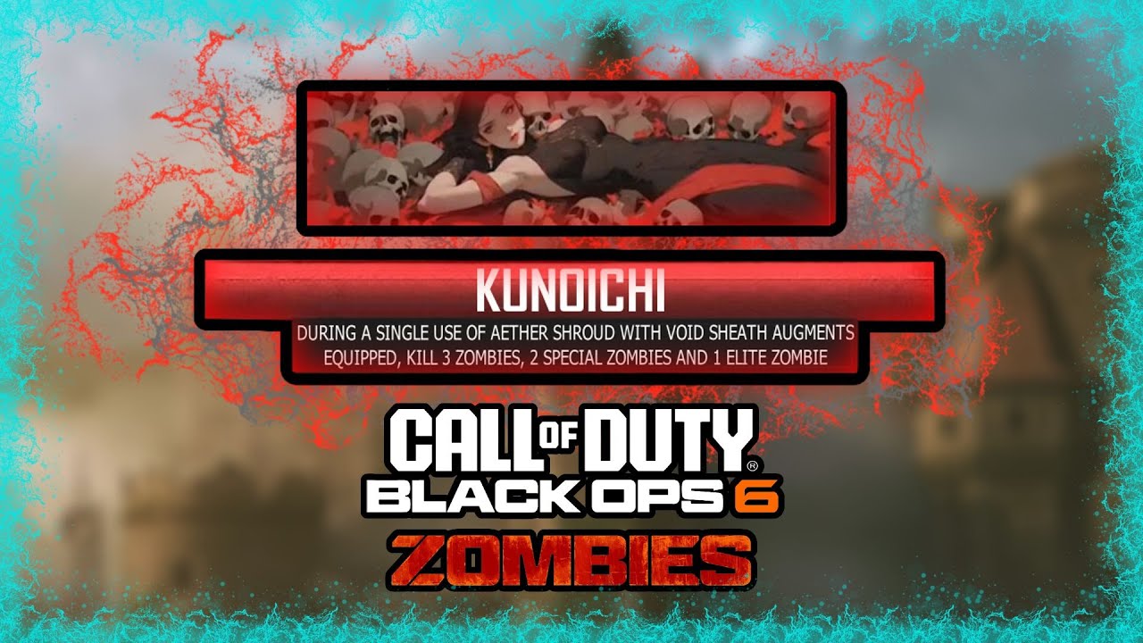 How to Easily Get The Kunoichi Calling Card - Black Ops 6 Zombies Dark Ops #zombies #codzombies