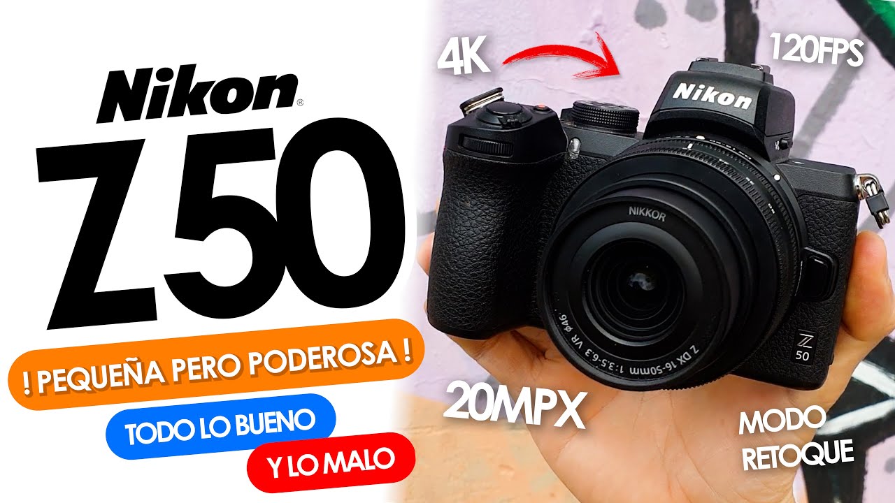NIKON Z50 ⭐ ! Compacta y Poderosa MIRRORLESS - Todo lo BUENO✅​y lo MALO❌​