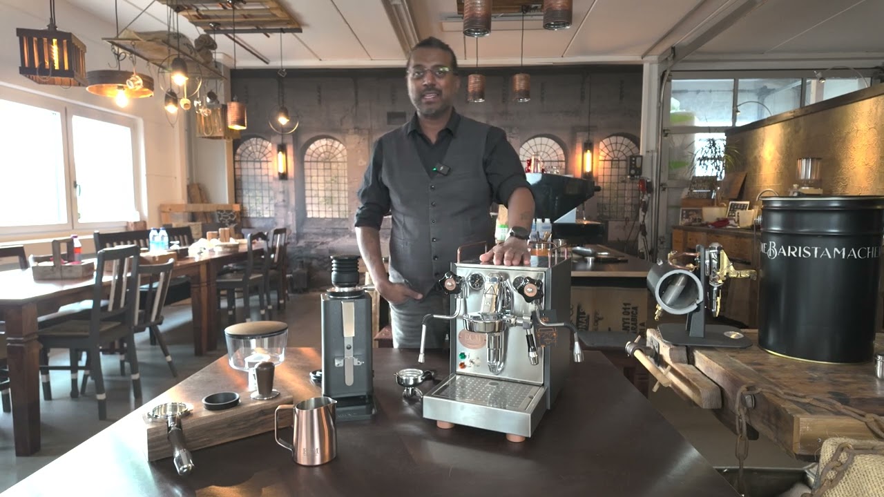 Maschinenvorstellung ECM Mechanika VI Heritage Line + Kaffeemühle ECM S Manuale 64